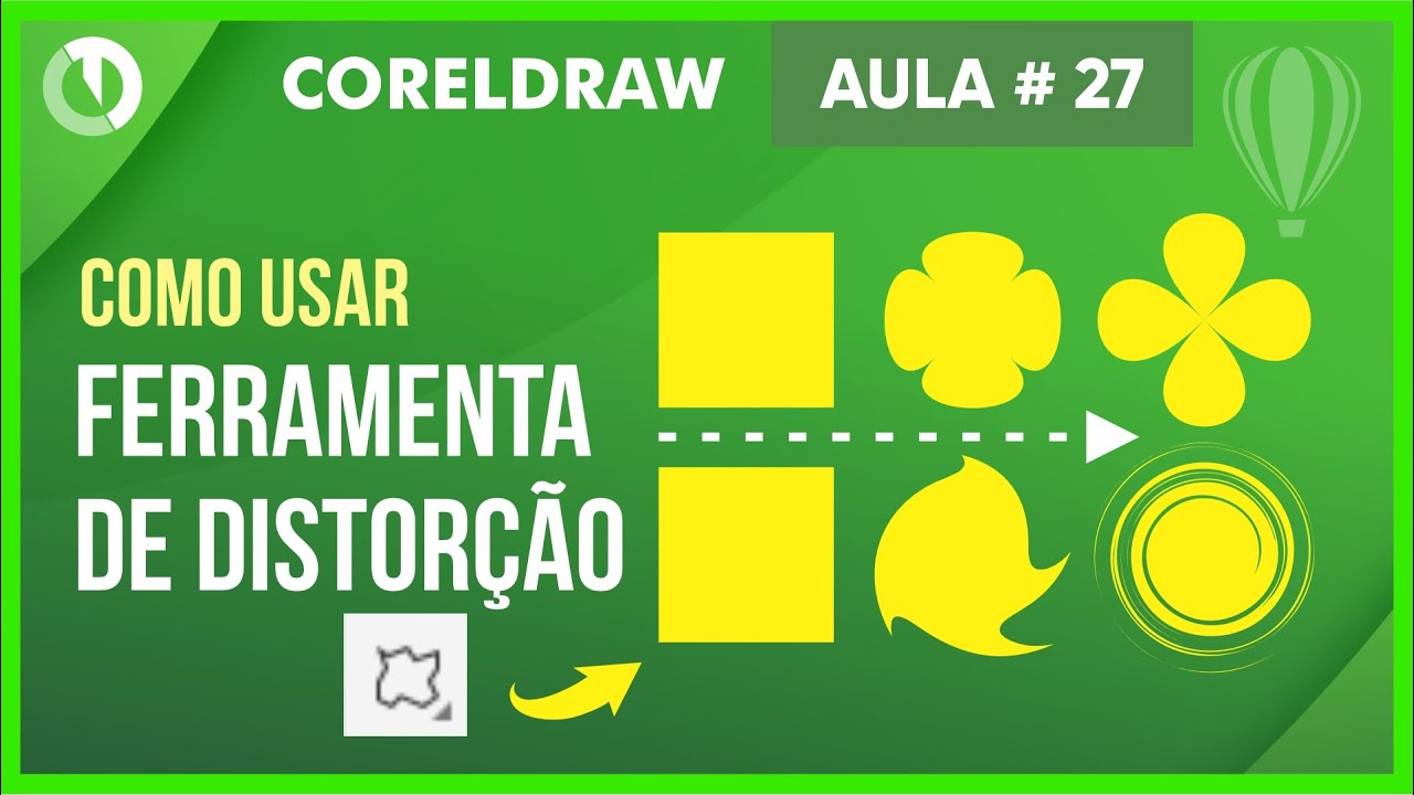 Como usar a Ferramenta de Distorção no Corel Draw