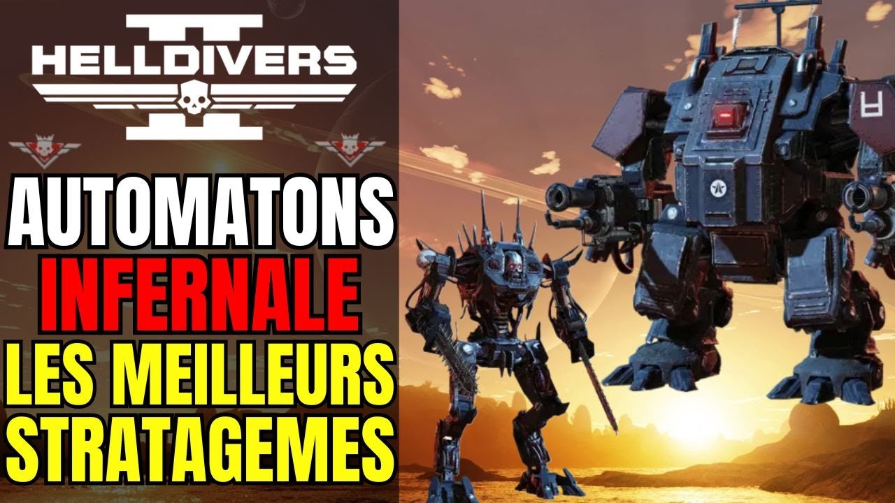 Les MEILLEURS STRATAGEMES contre les AUTOMATONS INFERNALE dans Helldivers 2 | Guide & Astuce