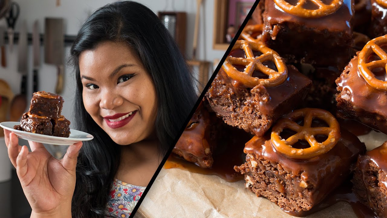 Pretzel Brownies | Jen Phanomrat