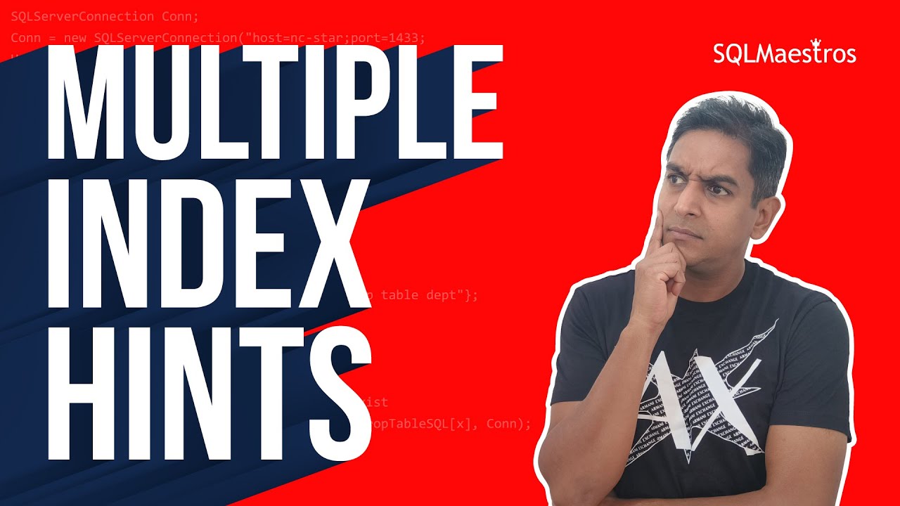 SQL Server Index Internals – Multiple Index Hints by SSMS - (by Amit Bansal)