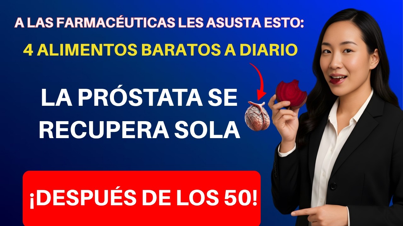 Mayores de 50: coman estos 4 alimentos diarios y miren qu&eacute; pasa con su pr&oacute;stata en 30 d&iacute;as