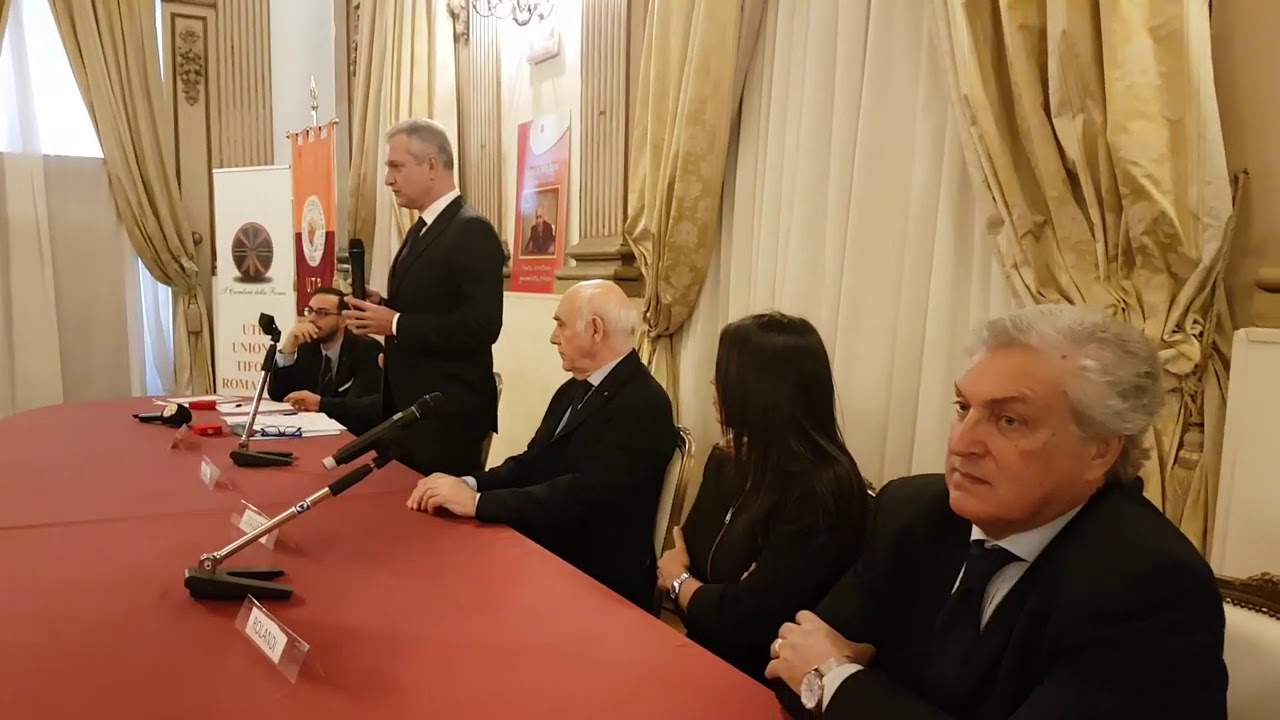 FIENGA Intervento durante la premiazioni dei Cavalieri della Roma