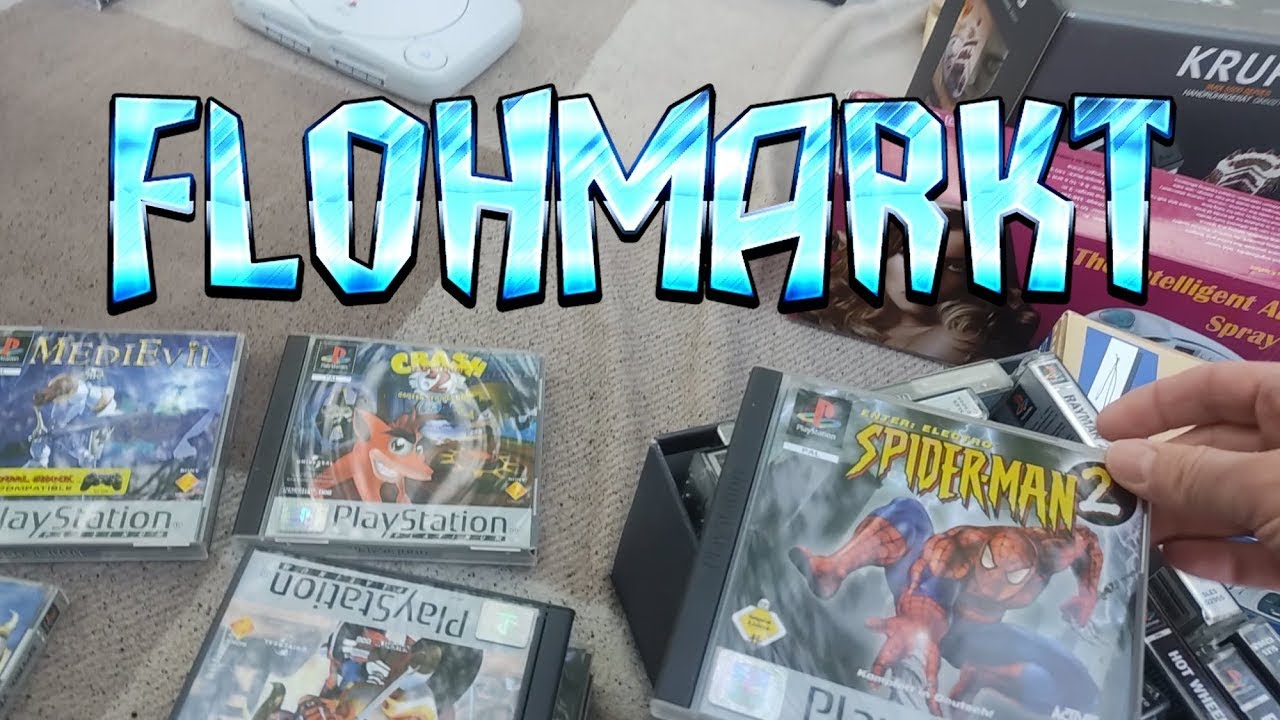 FLOHMARKT LIVE ACTION #53 Richtig coole Retrogames in unfassbar gutem Zustand & mehr - Trödel Haul