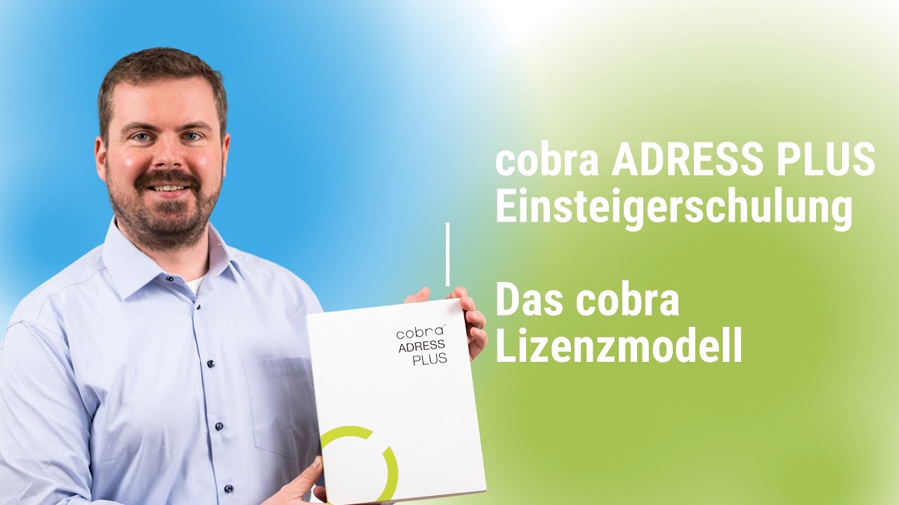 (Folge 33 / 34 - cobra ADRESS PLUS Einsteigerkurs) - Das cobra Lizenzmodell