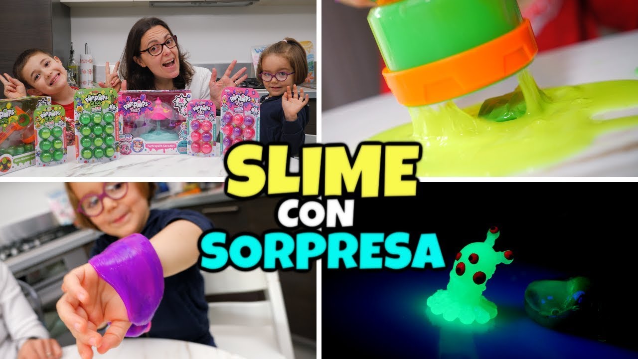 SLIME POP POPS DI COPPIA: Sorprese nello Slime da Scoppiare