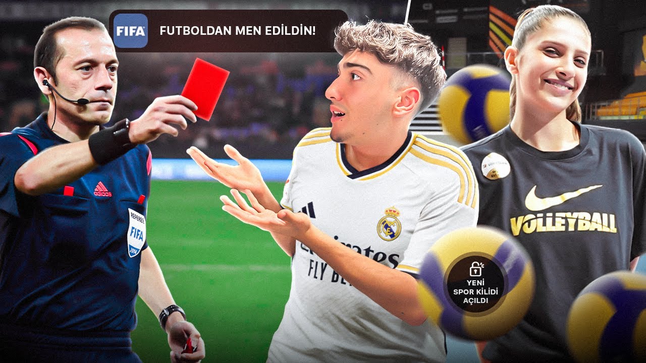 FUTBOLDAN MEN EDİLDİM! VOLEYBOLU PROFESYONELİNDEN ÖĞRENİYORUM 🏐