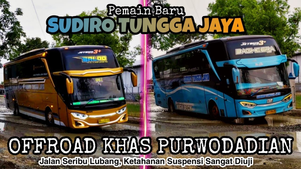 Performa Suspensi Bus Diuji di Terminal yang Berlubang, Becek, dan Berlumpur Ini