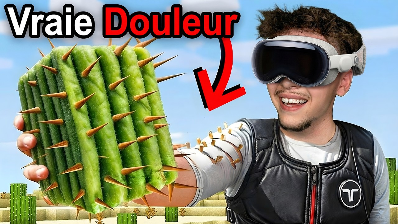 Je Ressens la VRAIE DOULEUR de Minecraft dans la VRAIE VIE !
