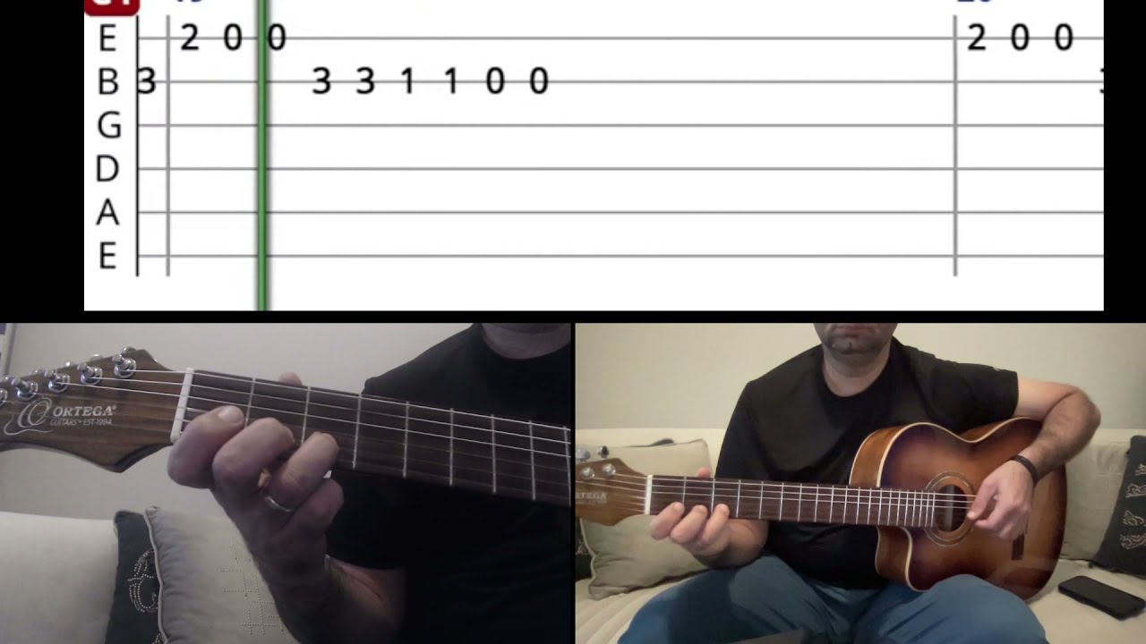 Beyaz Giyme Toz Olur  - Uygulamalı Solo Gitar Tab - Gitar Dersi