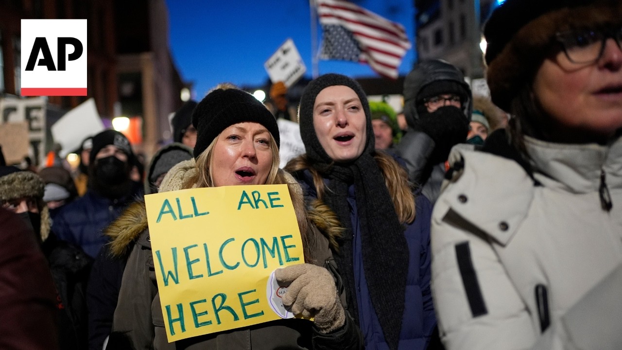 Protesters in Portland demand 'ICE out of Maine'