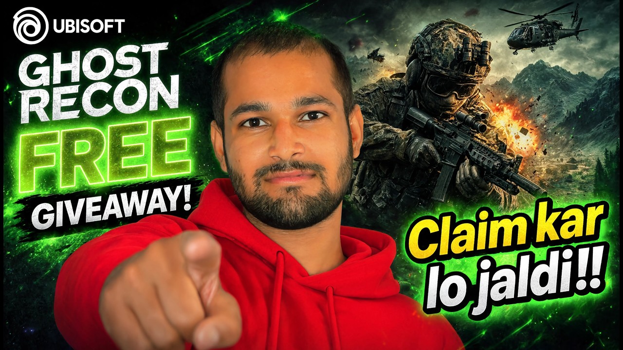 Ubisoft Par Ghost Recon FREE 😱 Jaldi Claim Kar Lo!
