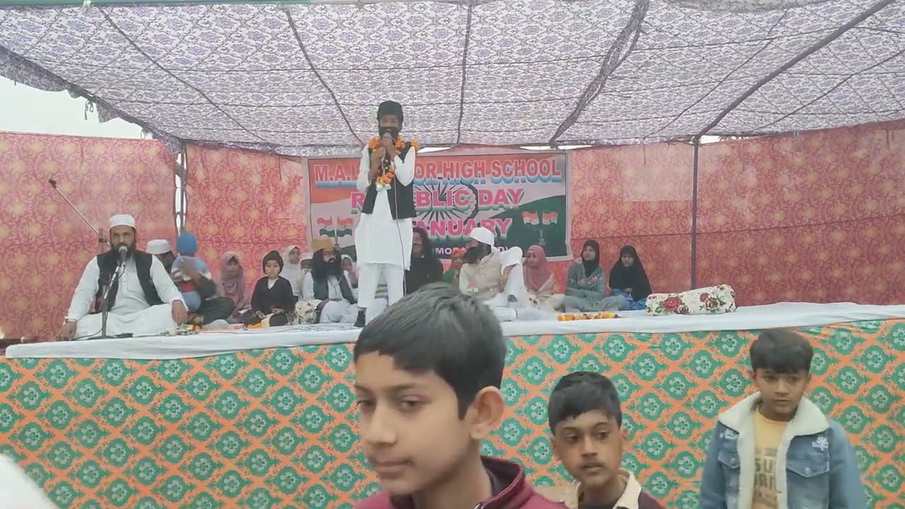 Asad aazmi tamsili mushayra Ayesha school salempur 