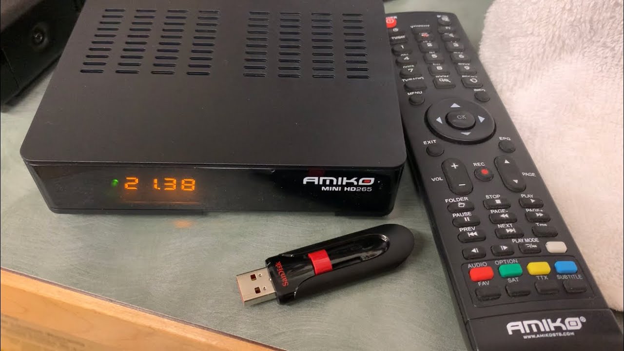 Как записывать с помощью PVR | Amiko Mini HD265 | Бесплатный спутниковый ресивер FTA
