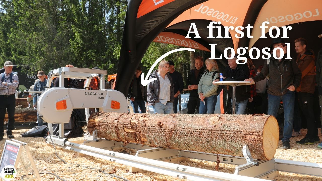 An in-depth look at the B701, Logosol's first aluminium extrusions band sawmill