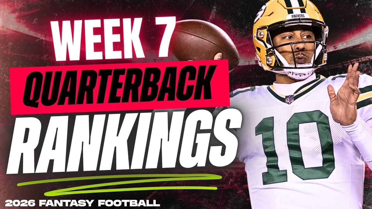 🔥 НОВЫЙ ТОП-24 РЕЙТИНГОВ КВОРТЕРБЕКОВ на 7-ю неделю Fantasy Football 🚀 | Рейтинги Fantasy Football