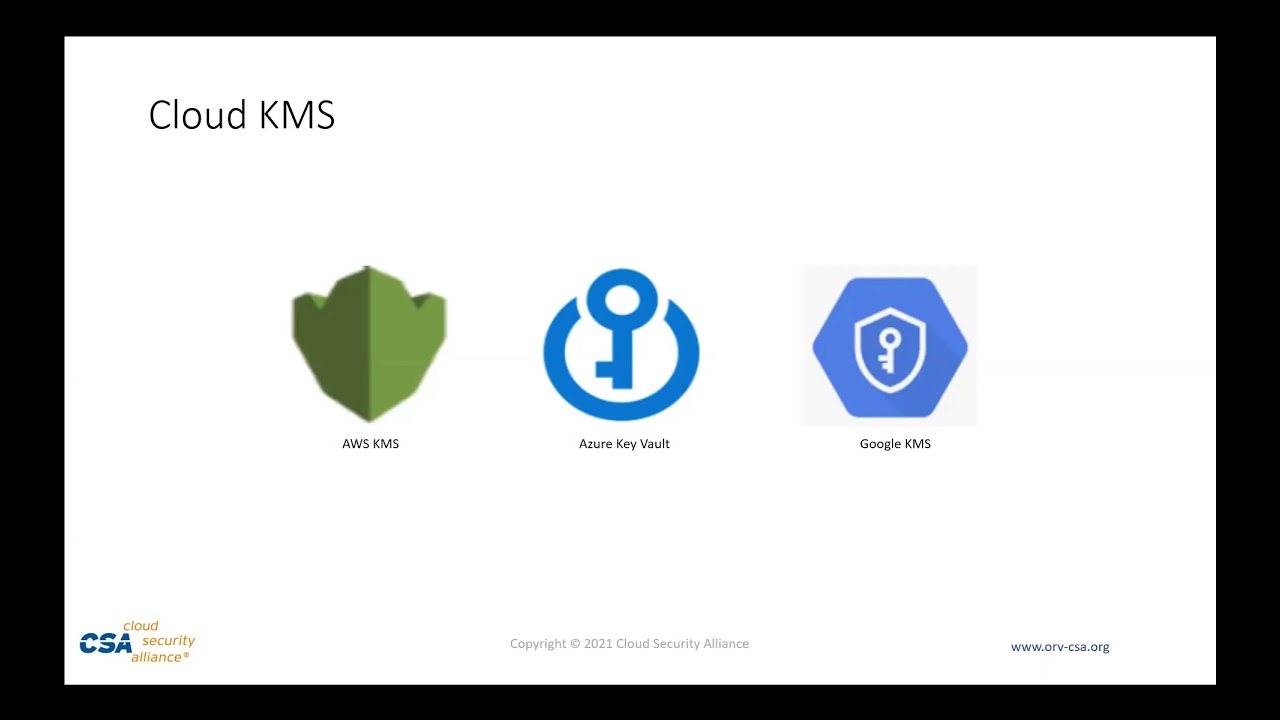 Key Management in the Public Clouds (AWS, Azure, Google)