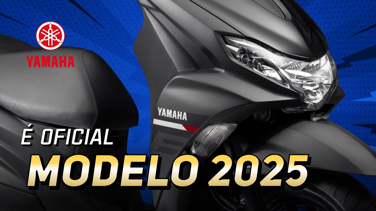 Mais um modelo 2025 da Yamaha CONFIRMADO! 🔴 Conheça o novo FLUO ABS 2025 #moto