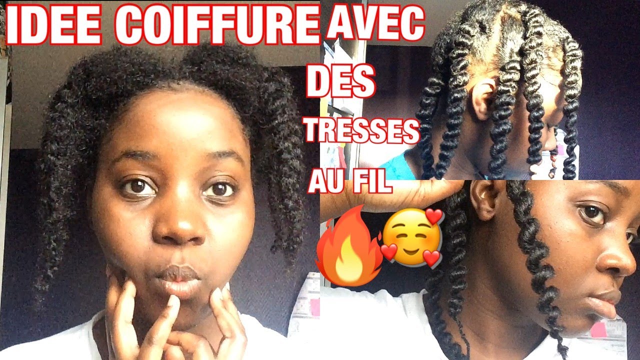 IDEE COIFFURE #15 AVEC DES TRESSES AU FIL