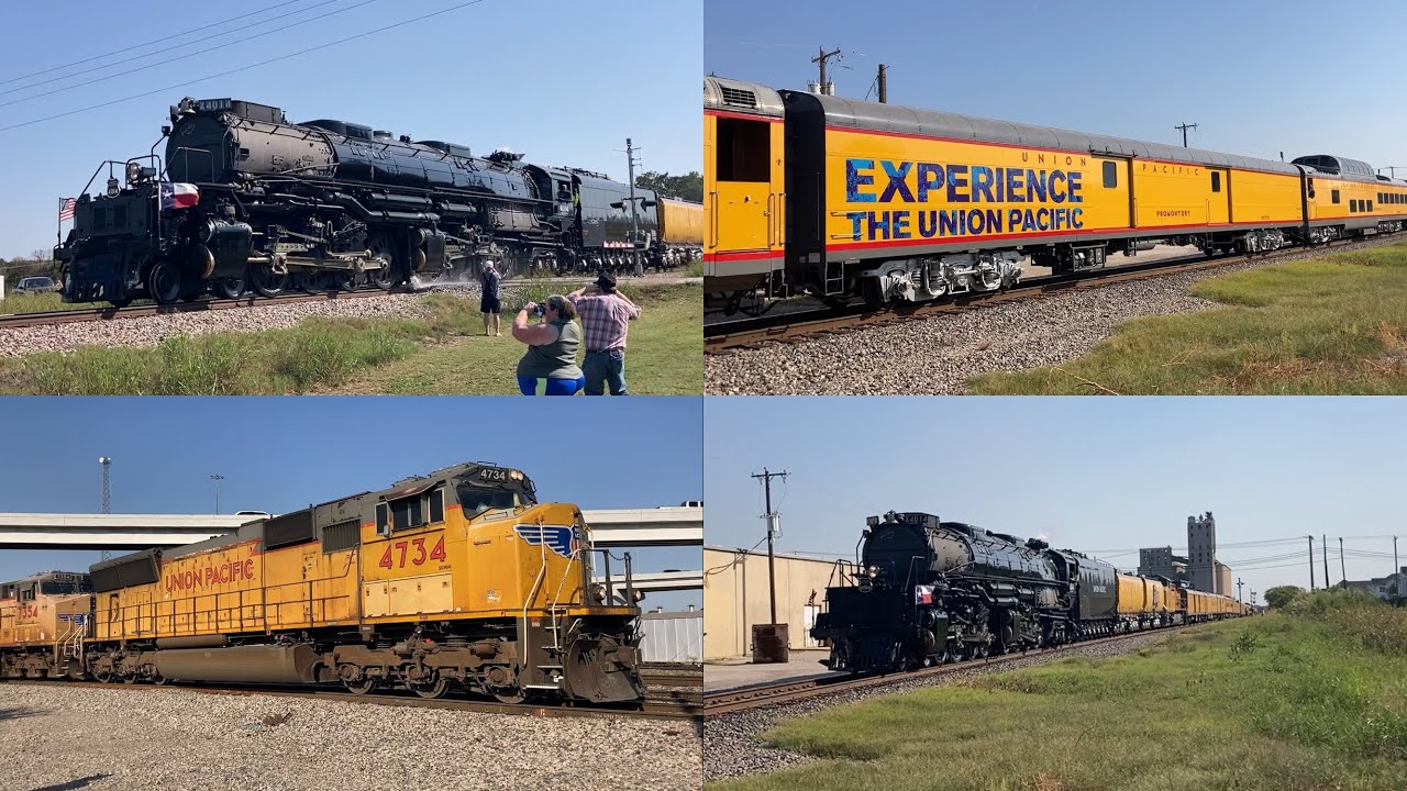 Union Pacific #4014 (Big Boy) Grandview to Fort Worth - Texas (October 9, 2024)