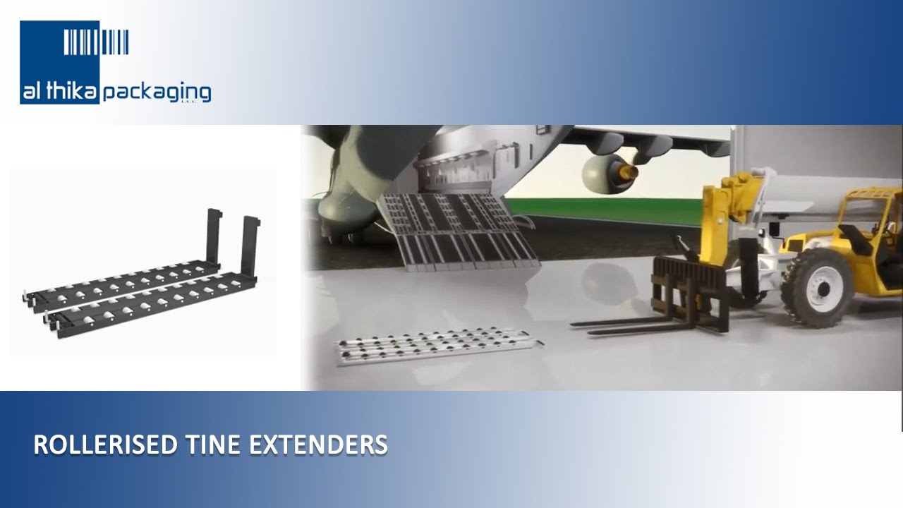 Rollerised tine extenders - ULD air freight handling equipment - Meijer - Al Thika Packaging