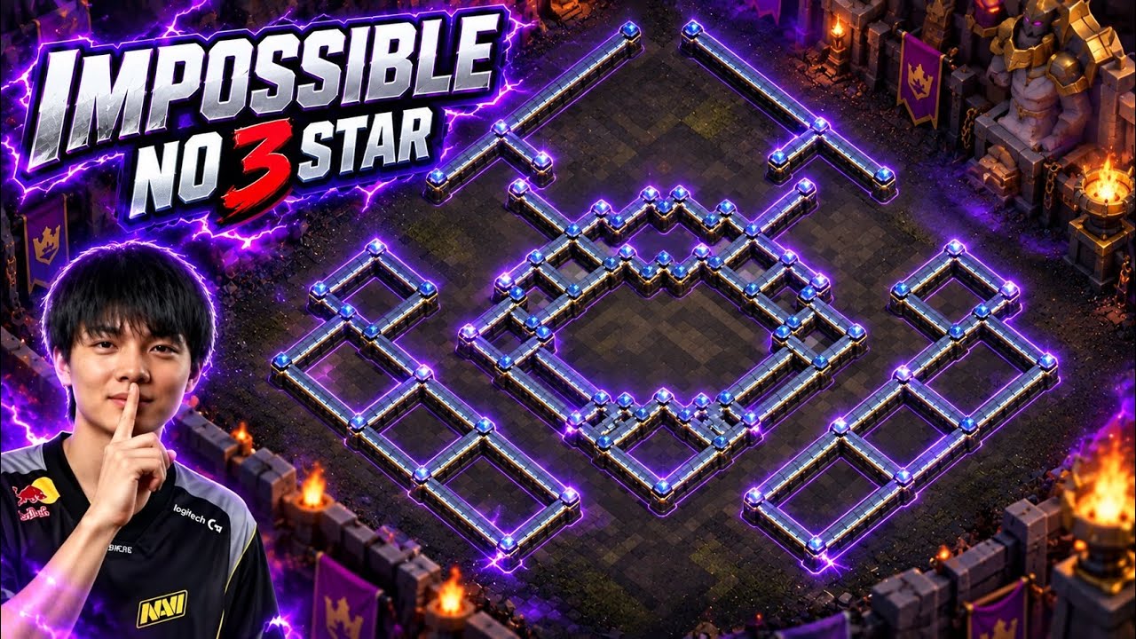 🔥 IMPOSSIBLE TH18 WAR BASE! NO ONE Can 3-Star This Base