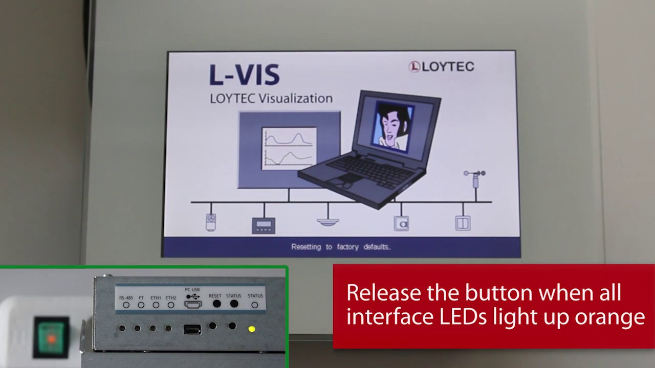 L-VIS Tutorial: Reset to Factory Defaults - LVIS-3MEx [V013]