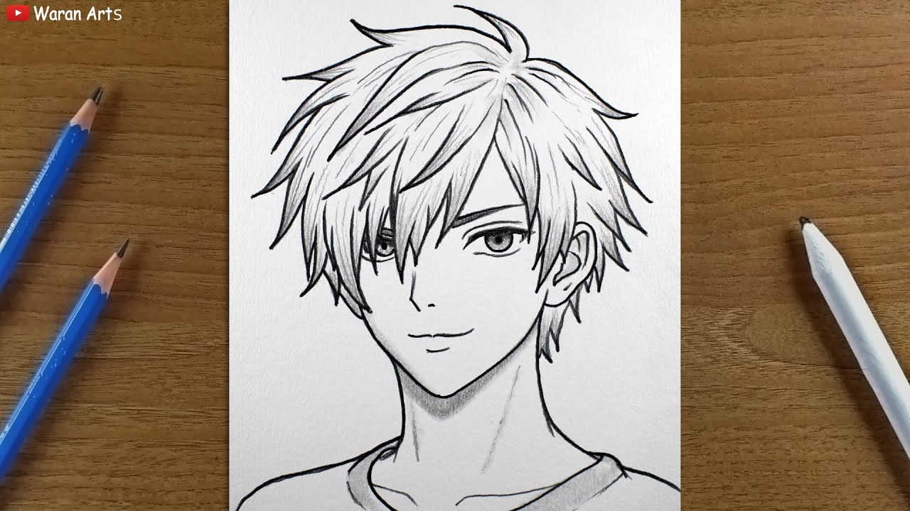 Easy Anime Drawing || How To Draw Anime Step By Step Easy || Anime Drawing Easy