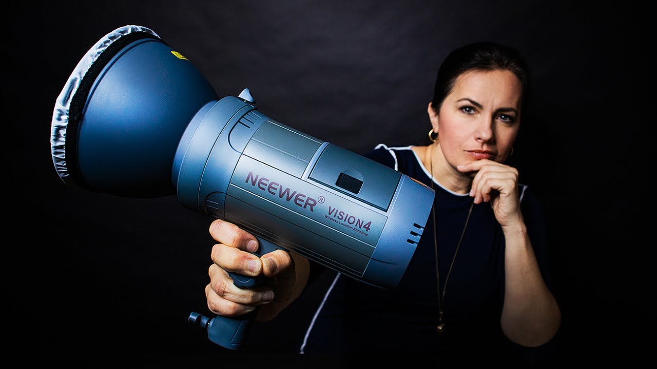 PERFECT Budget Location MONOLIGHT STROBE Neewer Vision 4 for photography