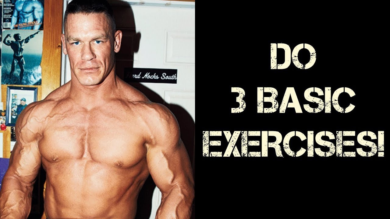 JOHN CENA - Do 3 Basic Exercises For Mass!