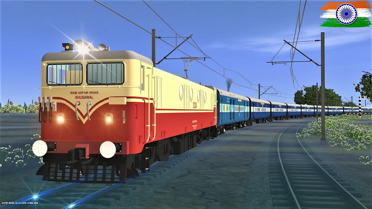 MY TRAIN STUCK IN WATER IN INDIAN RAILWAYS || TRAINZ 12 || JOURNEY VLOG