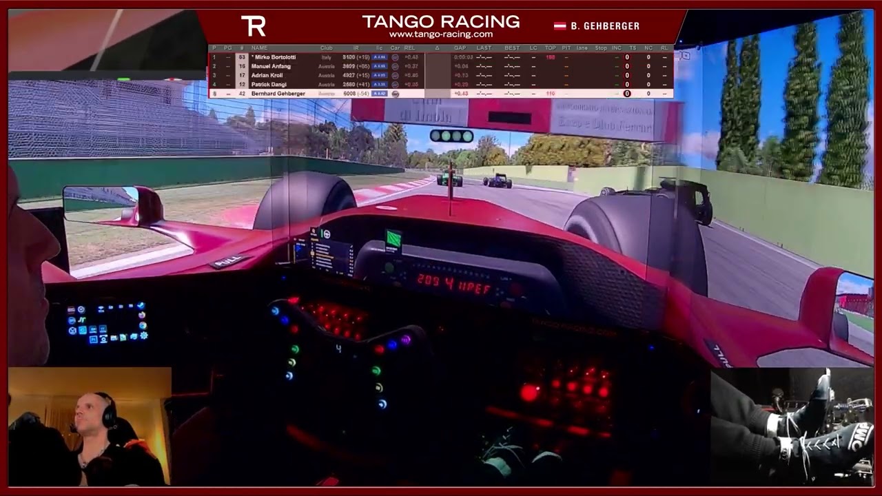 Tango Racing Series Dienstag Trainings Jänner 2026 - Rennen 2 - Williams-Toyota FW31 @ Imola