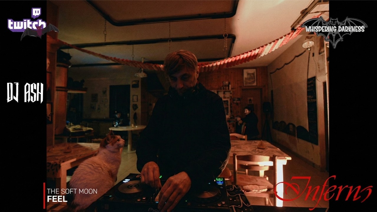 1 HOUR Dark Post-Punk Beats 🔥 DJ Ash INFERNO Live Set | Neko Cat Cafè Chapter 127 #darkwave #gothic