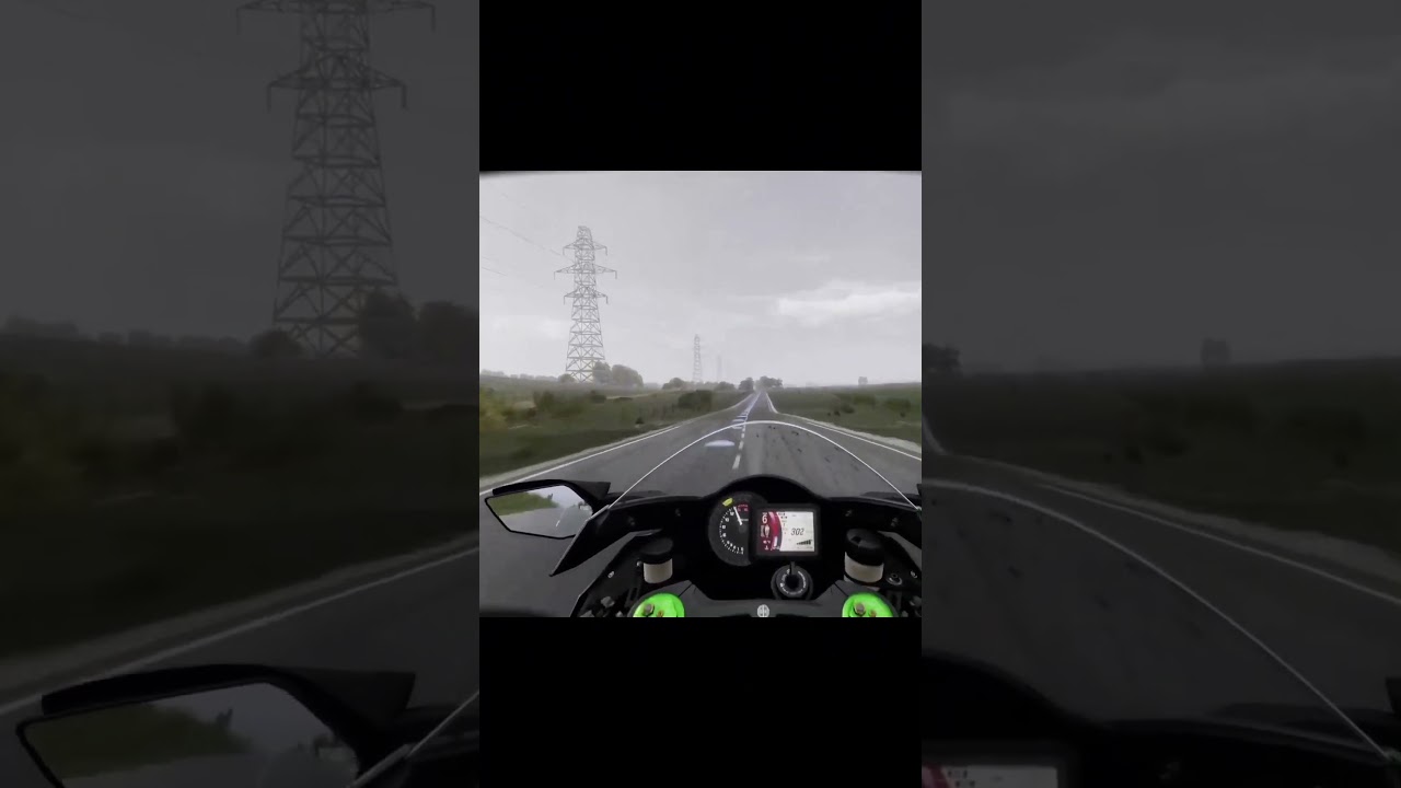 Kawasaki Ninja H2 Bike Speeding In Ride5 first person view 
