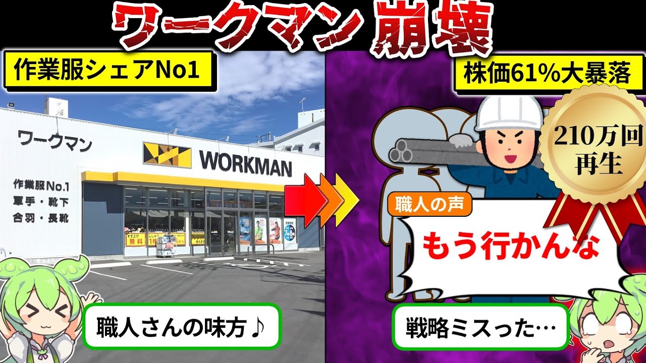 2期連続減益のワークマンが崩壊寸前な件についてまとめてみた