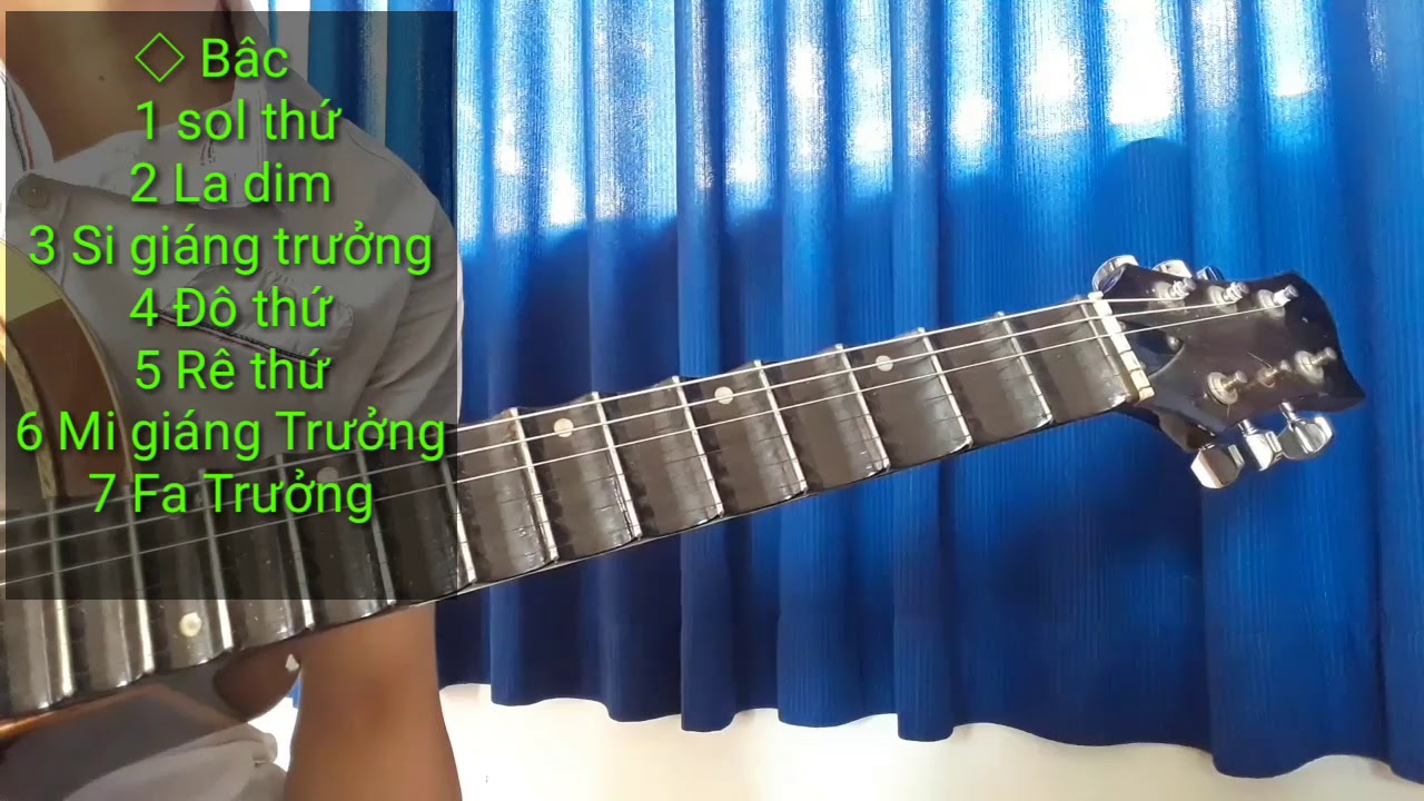 Cách đánh bolero trên guita phím lõm, hướng dẫn chi tiết