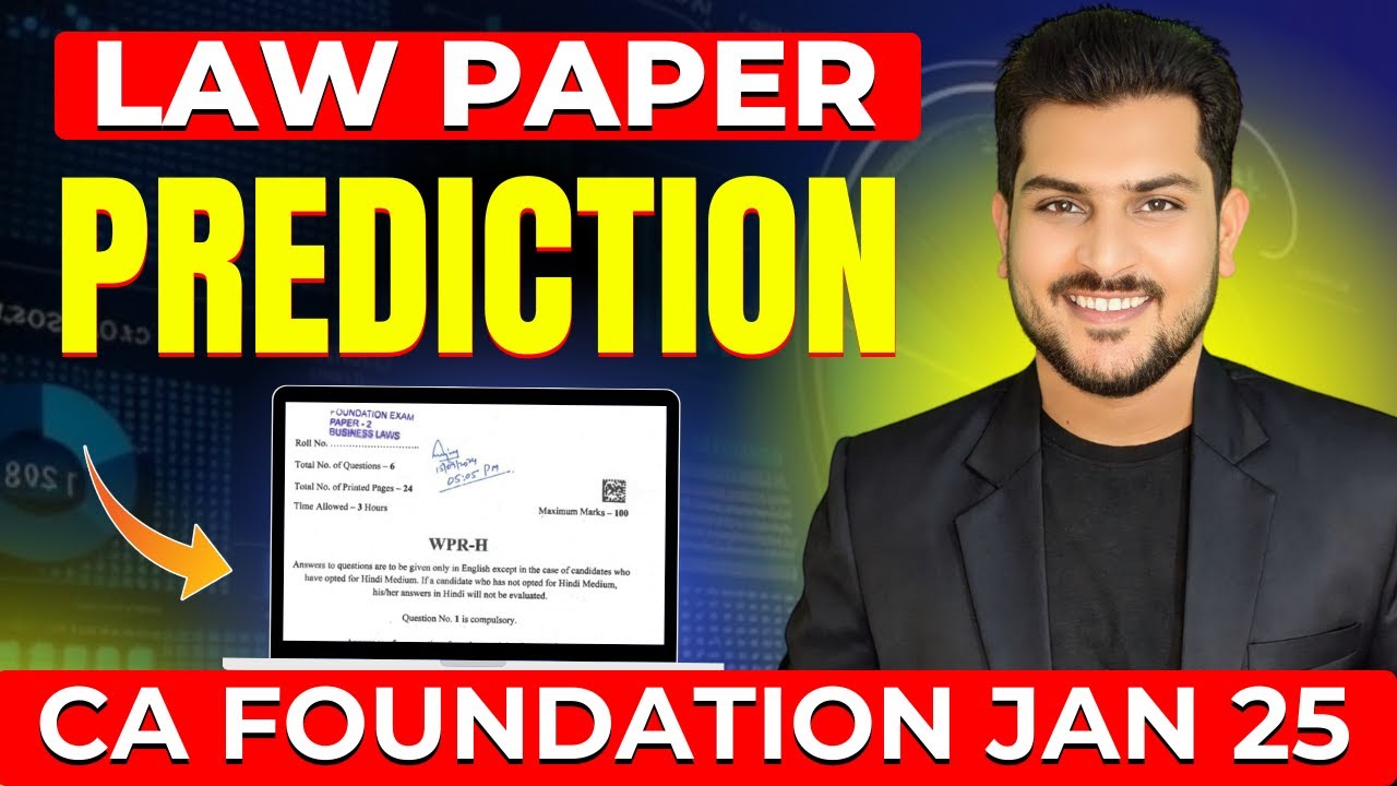 CA Foundation Law ABC Analysis || Law Important Questions