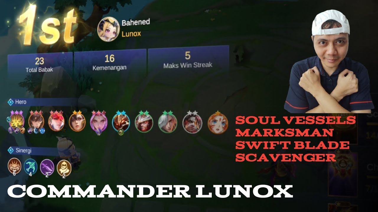 COMMANDER LUNOX | LING, HANABOY, LESLEY RASA B3 #mcgg #magicchessgogo 