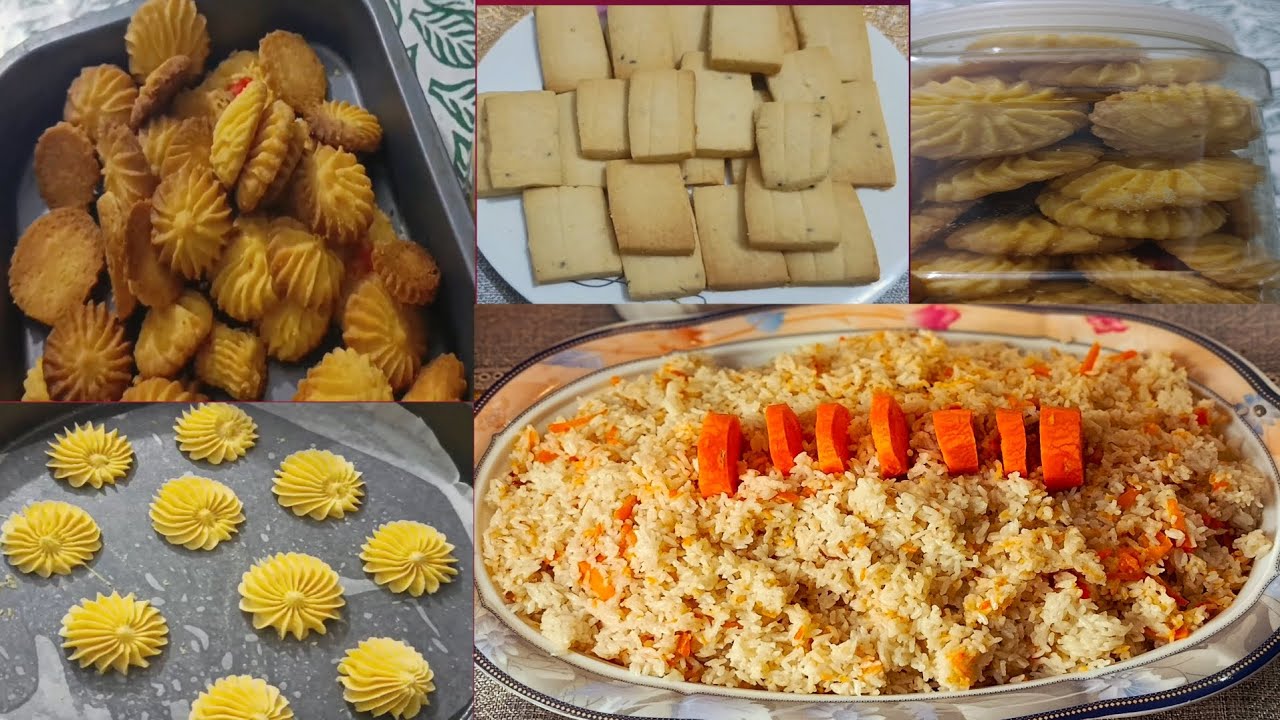 বাটার কুকিজ|সল্টেড বিস্কুট|পারফেক্ট পোলাও তৈরি করলাম|Butter Cookies|Salted Biscuits|Perfect pulao❤️