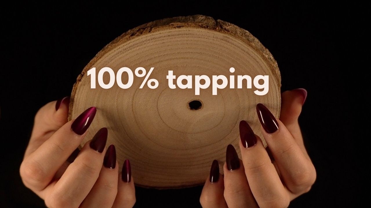 ASMR TAPPING AS FAST AS I CAN 🤍  (No Talking) Tapping Only