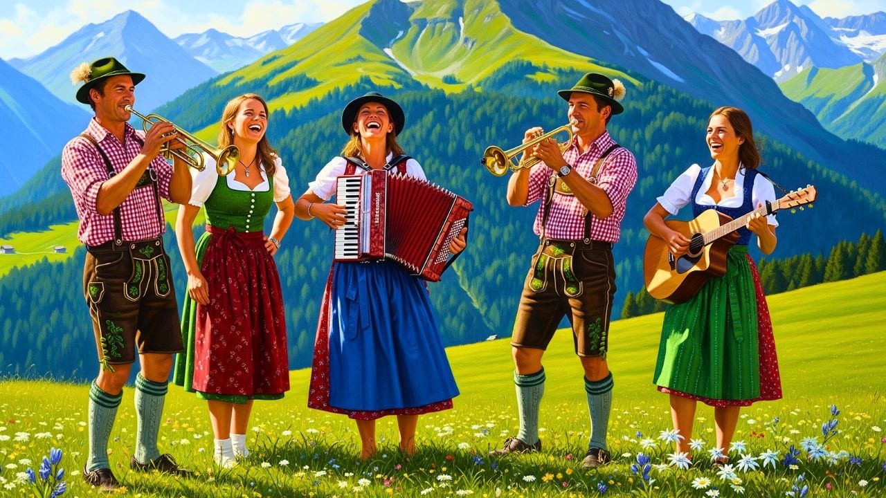 🌞 30 Fröhliche Volksmusik Hits 💕 | 90 Minuten gute Laune aus den Bergen!