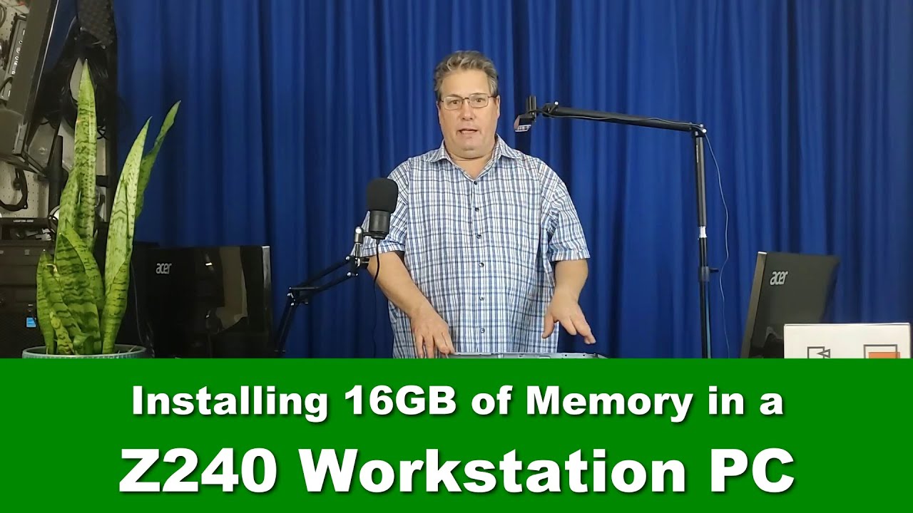 Installing 16GB of Memory in a Z240 Workstation PC