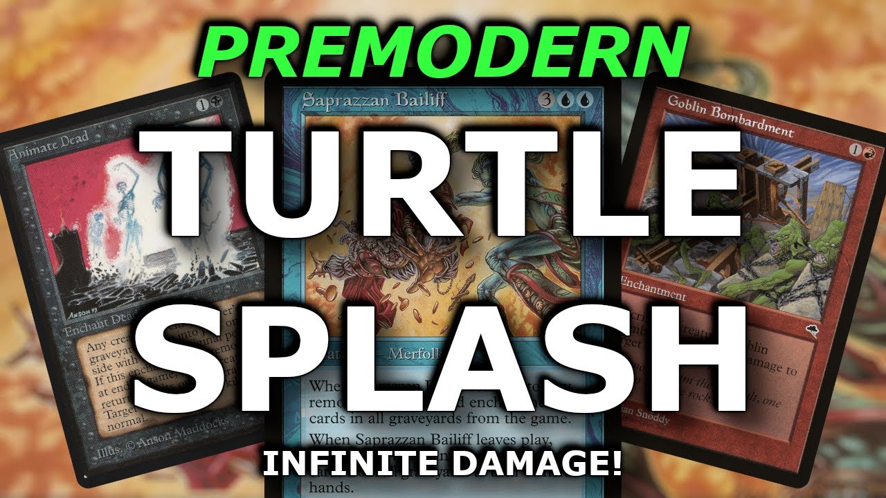 INFINITE BOMBARDMENT LOOP! Saprazzan Bailiff + Animate Dead — MTG Premodern | Magic: The Gathering