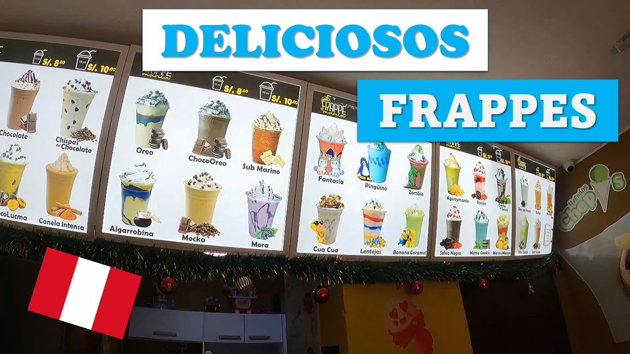 PUNO : Disfrutando unos FRAPPES en la PLAZA de ARMAS y visitando el MERCADO UNION Y DIGNIDAD . PERU