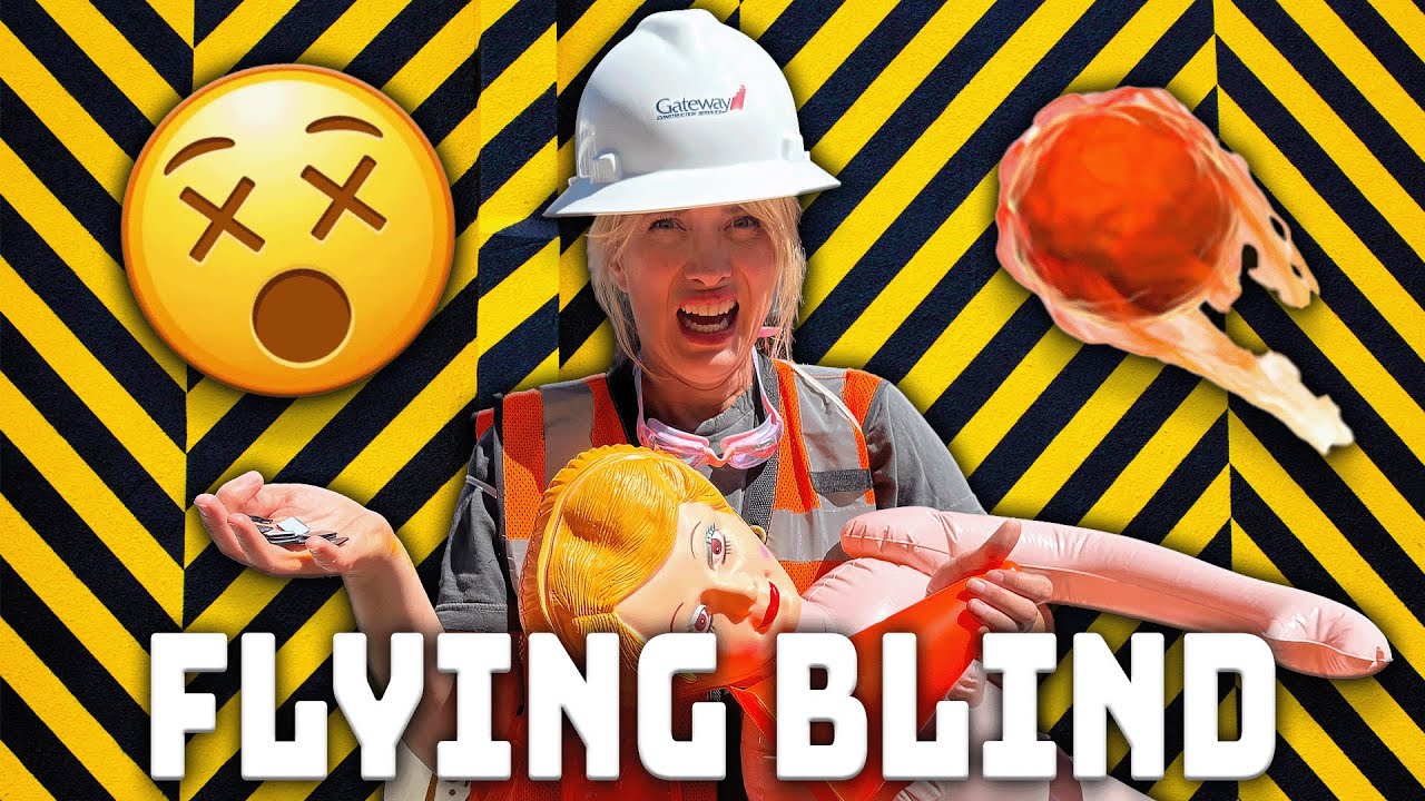 Flying Blind Challenge | Brooke and Jeffrey