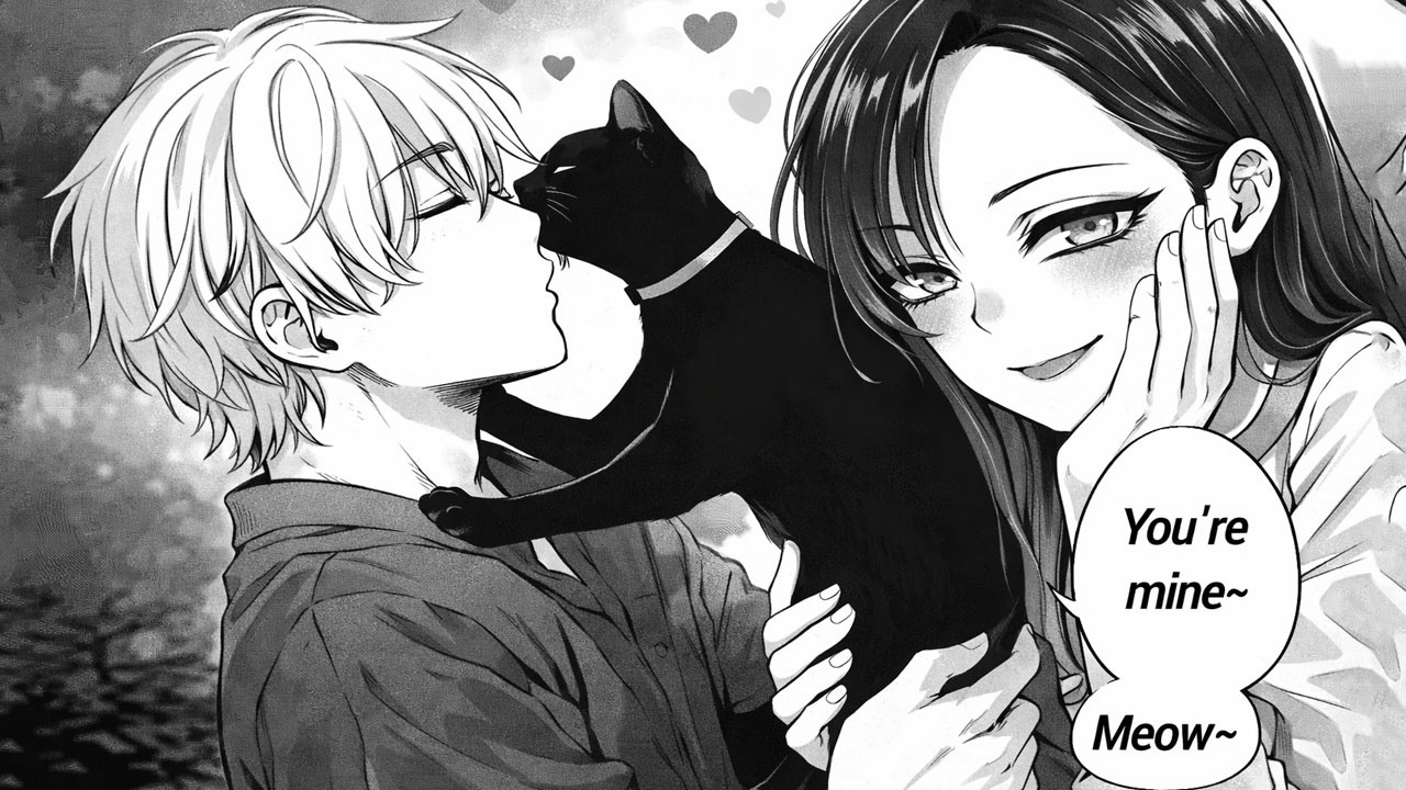 A Lonely Boy is Accidentally Kissed By A Black Cat and It Turns Into a Yandere Girl! - Manga Recap