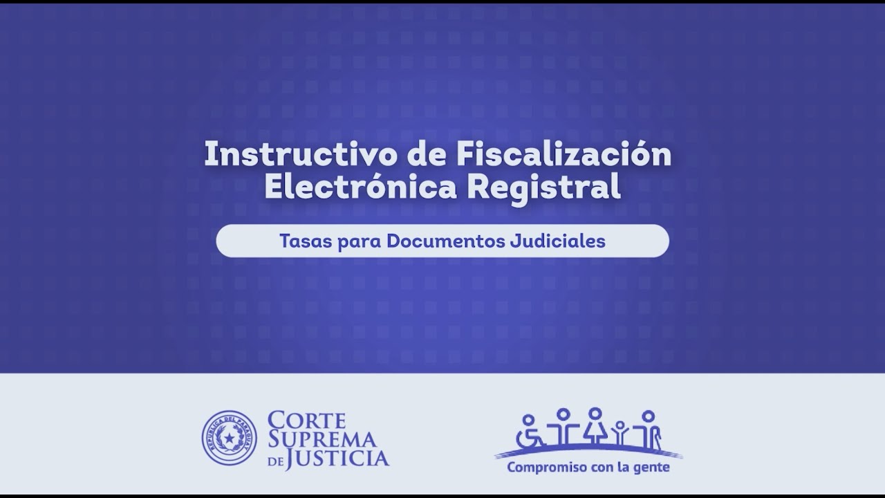 16 01 2026 Instructivo de Fiscalizaci&oacute;n Electr&oacute;nica Registral - Tasas para Documentos Judiciales