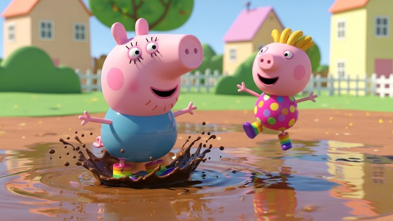 Peppa Pig Painted Muddy Polka Dots | Nursery Rhymes for Kids & Baby Songs