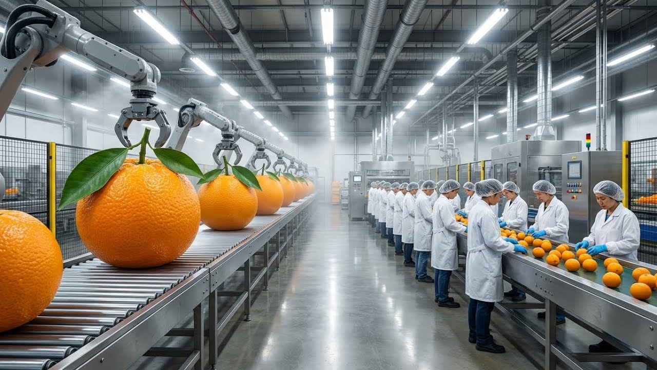 Inside a Modern Orange Juice Factory: The Complete Journey From Farm to Bottle