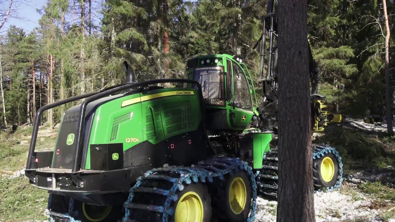 John Deere 1270G  H414 IBC -  Klen slutavverkning  (Sörmland)
