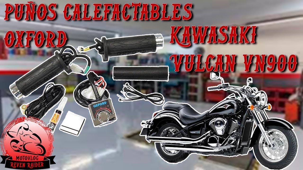 TUTO: Quitar puños metálicos. Puños calefactables OXFORD y toma USB a Kawasaki Vulkan vn 900 Classic